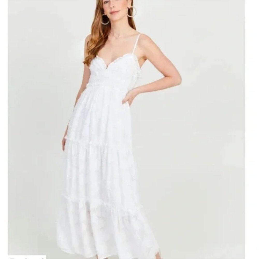 Altar'd State White Maxi Dress